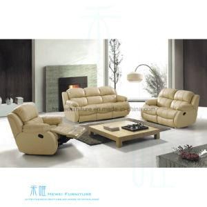 Modern Leather Recliner Sofa for Home Theater (DW-6004S)