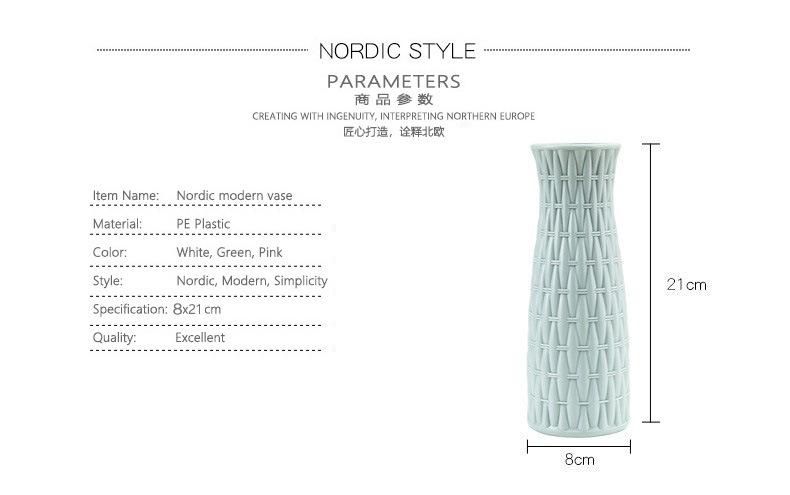 Inno-As011 Nordic Vase for Dry and Wet Flower Living Room