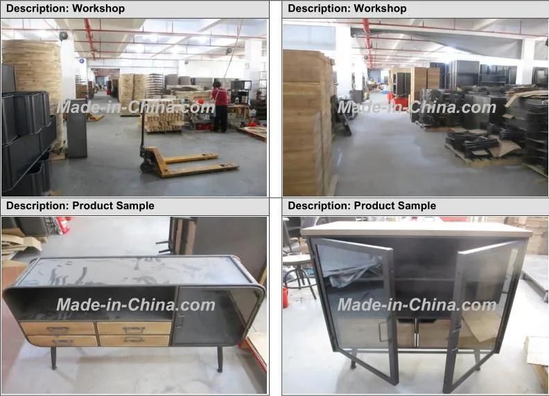 Offering Home Furniture of Cabinet Made of Metal Rattan Made in China