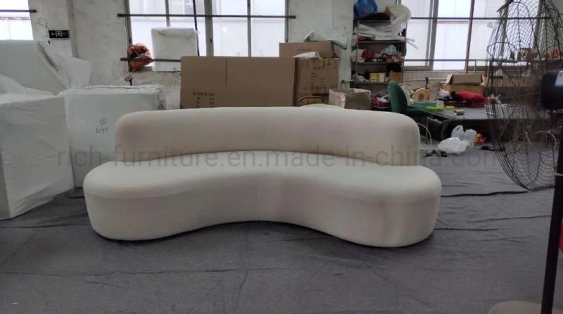 European Style Modern Home Furniture Golden Legs Velvet Sofa for Living Room Hotel Lobby