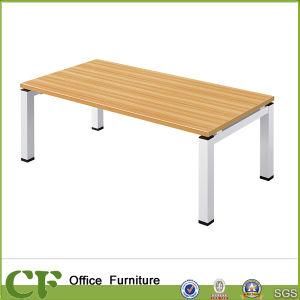 Powder Coating LED Melamine Rectangular Wood Coffee Table CF-M10311