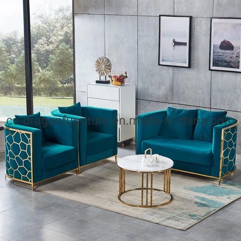 Modern Home Furniture Metal Leisure Single Sofa Chair with Arm