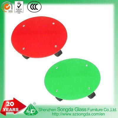 Silkscreen Printing Glass Table Top, Tempered Glass Top