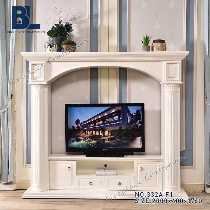 Modern Fashionable Wooden TV Cabinet for Home Villa Hotel Decoration 332A