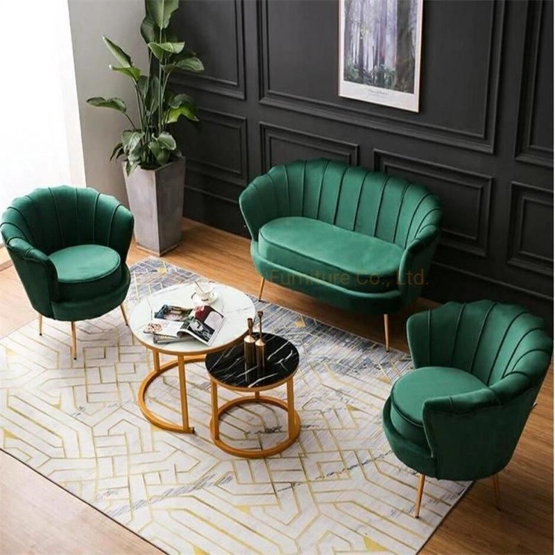 Modern Couch Sofa Chair Mini Double Seat Wedding Chair Event Decor Hotel Hall Leisure Chair Living Room Furniture Set Hotel Lounge Chaise Chair Salon