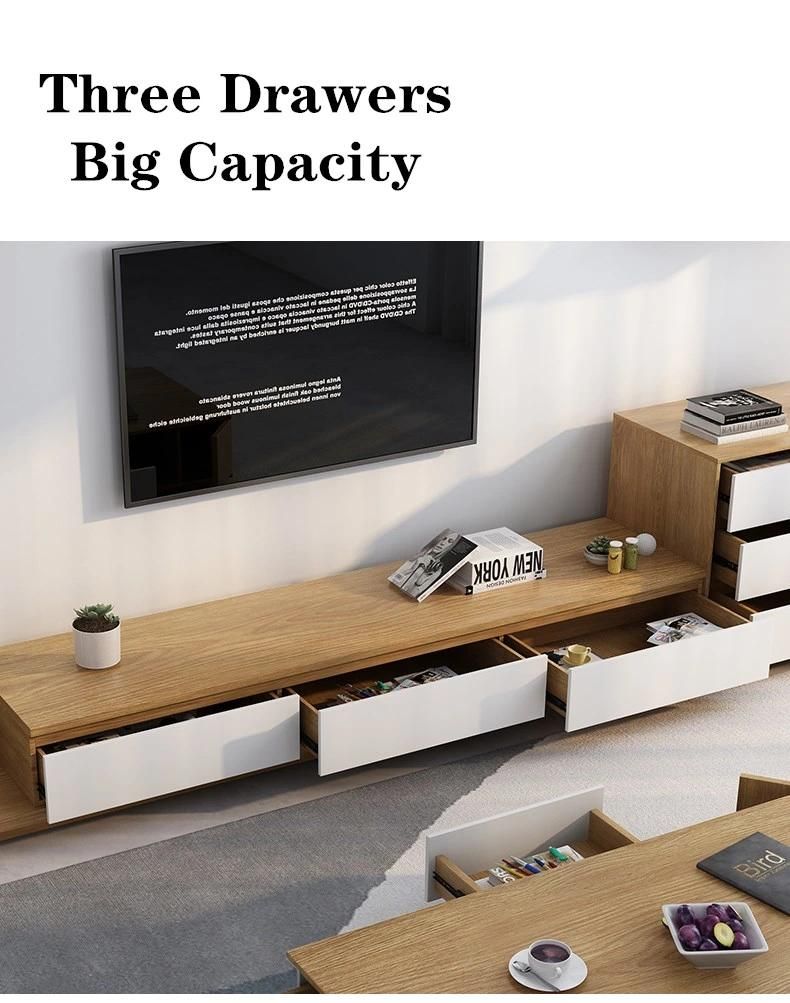 Modern Design Home Furniture Simple Wood TV Cabinet TV Stand (Hx-8nr2408)