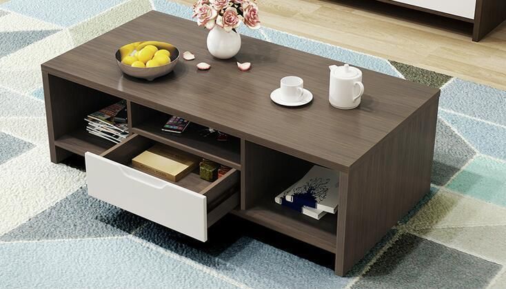 Liviing Room Furniture White Modern Coffee Table