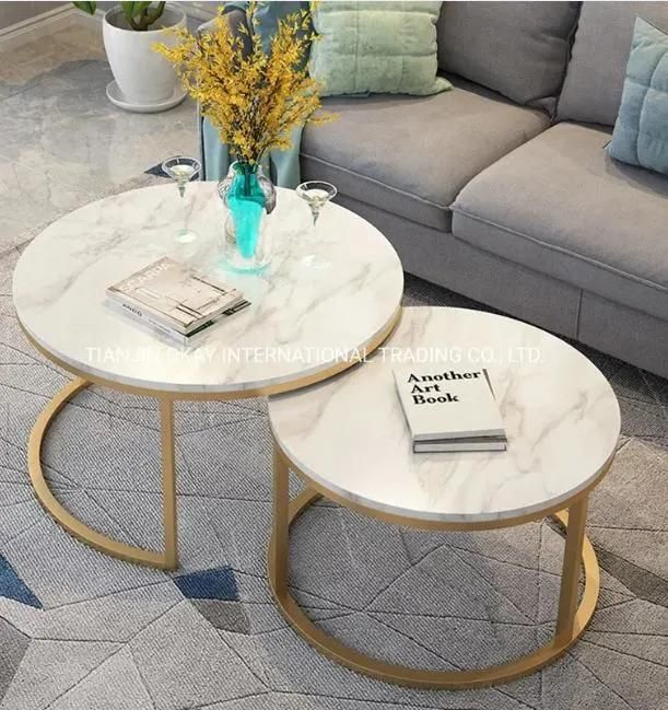 Modern Tea Table Luxury Center Marble Coffee Table