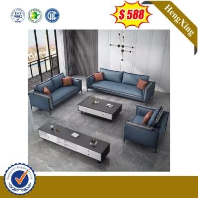 Genuine Leather Aluminum Excellent Mancraft 1+2+3 Seating Sofa Set