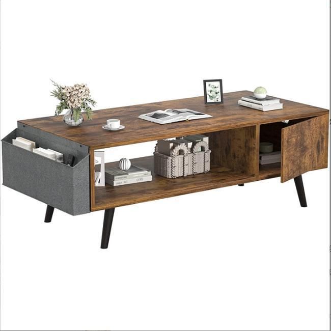 Living Room Convenient Storage with Door Storage Coffee Table