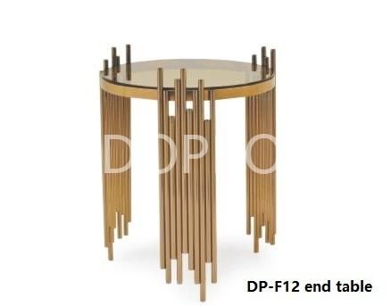 Popular Dining Table Stainless Steel Glass Top