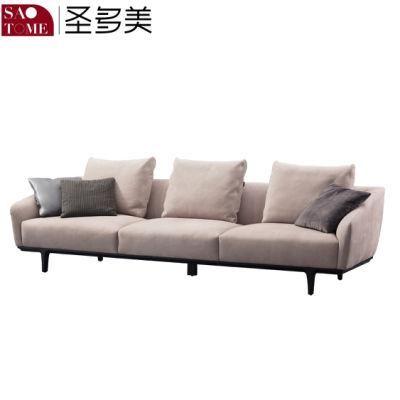 Simple Sofa Small Family Living Room Three Person Novartis Maya Fabric Sofa