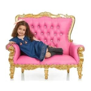 Wholesale High Quality Leather Kids Wedding Chair Kids Bride and Groom Kids Sofa Chair