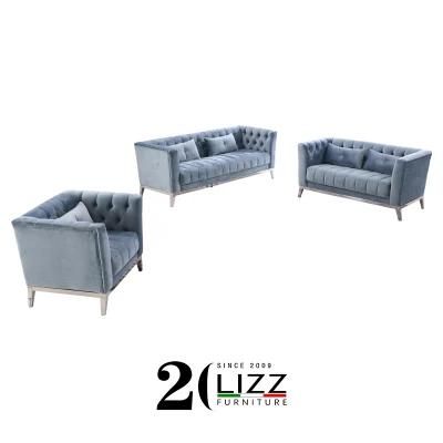 Contemporary Simple Leisure Home Fabric Sofa Set Furniture