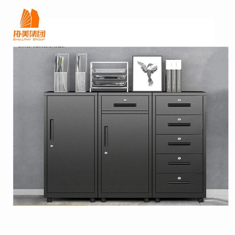 Modern Office Steel Furniture 2 Door Compartment H1000*W850*D400mm Filing Cabinet