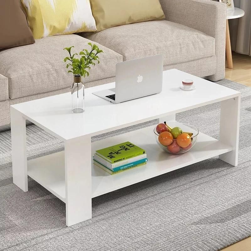 Simple Design Black Color Wooden Home Furniture Modern Side Coffee Table