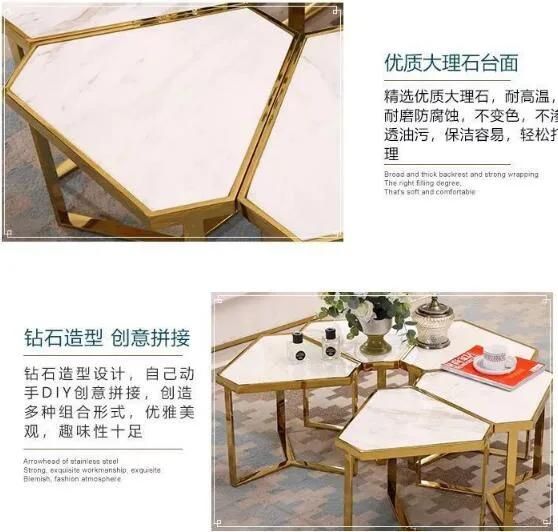 Multifunction Design Metal Side Coffee Table