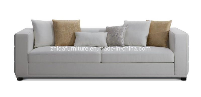 Zhida Foshan Factory Wholesale Chinese Furniture Villa Living Room Sofa Chesterfield Sofas Luxury Sectional Fabric 3 Seater Sofa