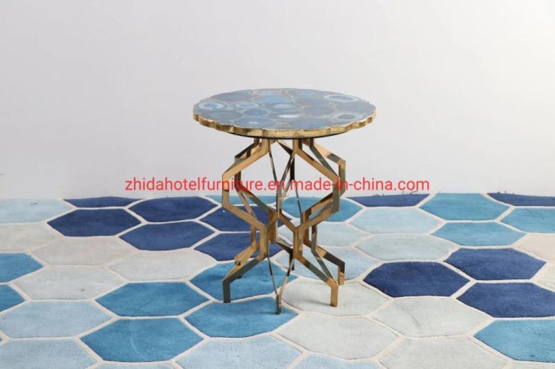 Coffee Cheap Side Table Dining Table Restaurant Metal Legs Table