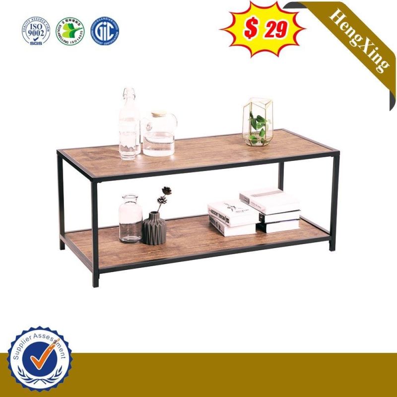 Popular Modern  Design Melamine Laminated Wooden Big Side Coffee Table