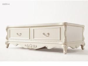 Classic Design TV Stand with Carved Legs