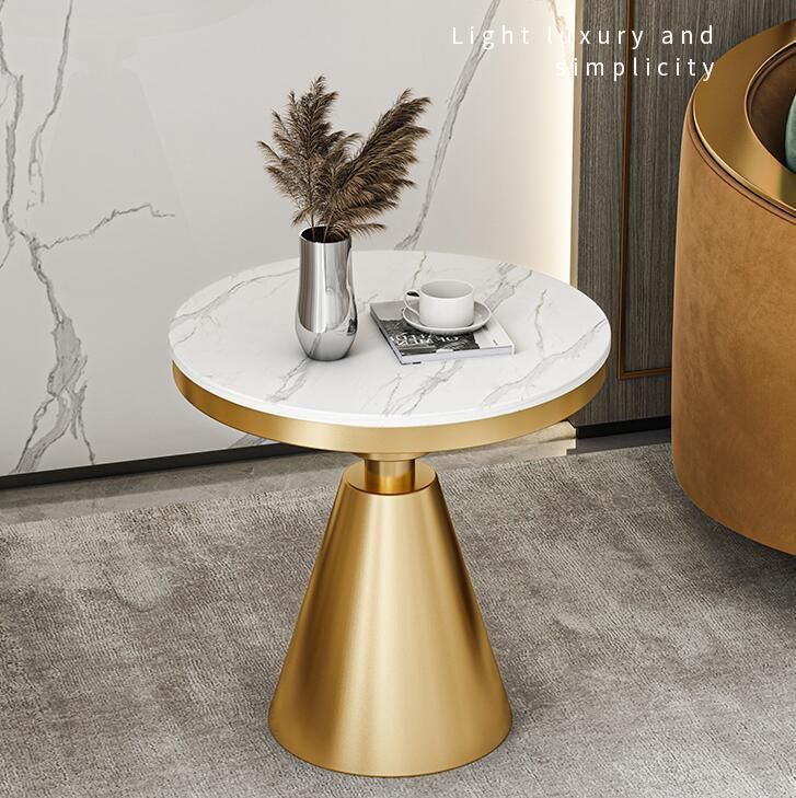 New Arrival Nordic Living Room Furniture Luxury Metal Coffee Table for Hotel