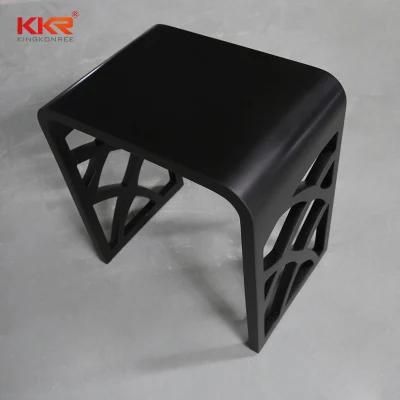 Wholesale Matte Black Artificial Resin Stool Amazon Hot Selling Stool