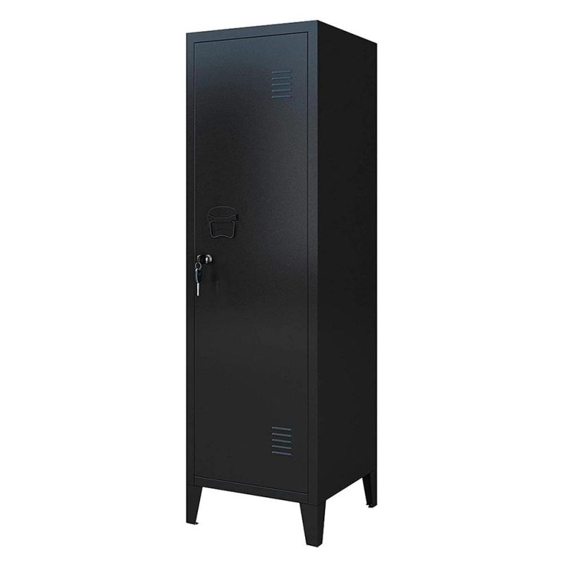 Storage Locker Standing Foot Storage Wardrobe Metal One Door Steel Gdlt