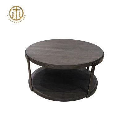 Living Room Household Multifunctional Solid Wood Brown Simple Coffee Table