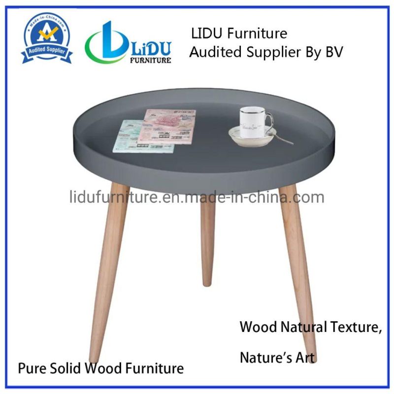 White Round Tray Coffee Table Modern Round Coffee Table