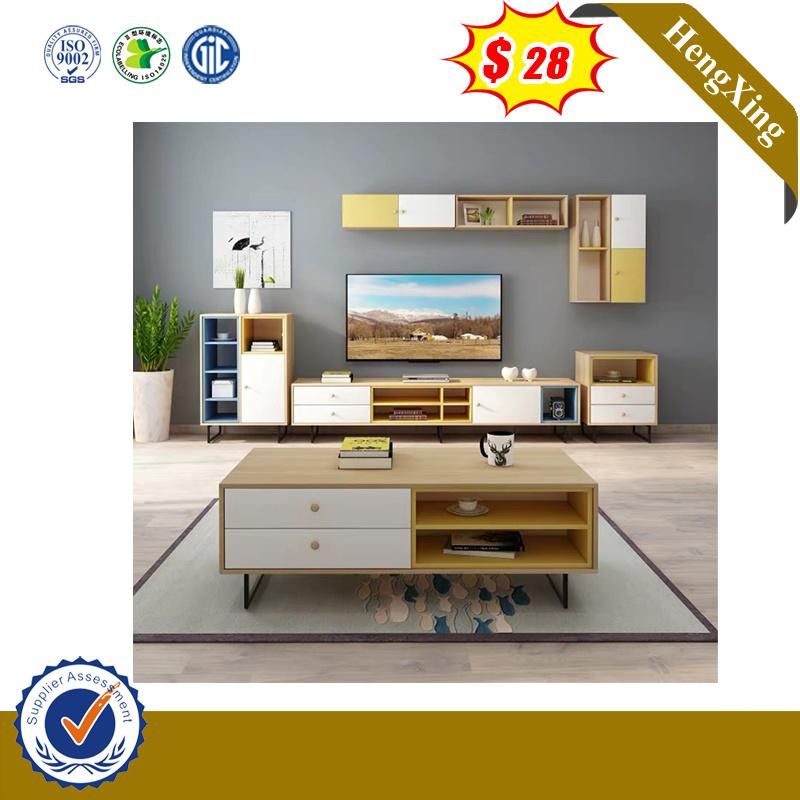 Mixed Color Cheap Price Fashion Wooden Coffee Table Home Furniture