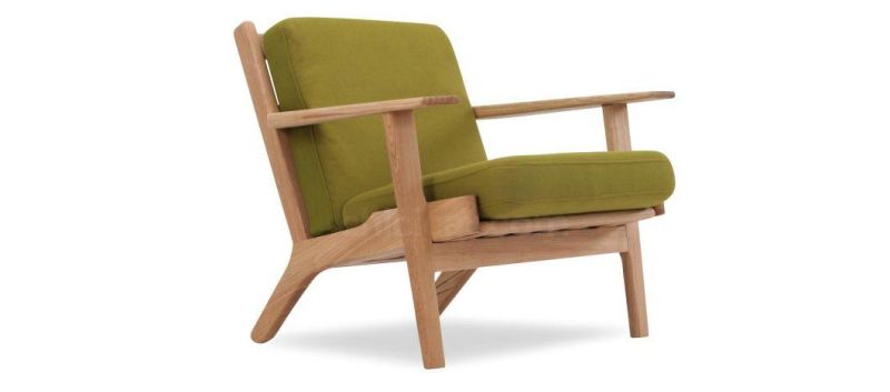 Hans Wegner Plank 1 Seater Wooden Frame Sofa Chair