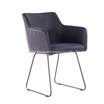 Hot Selling Metal Leisure Lounge Chair with Armrest (ZG20-013)