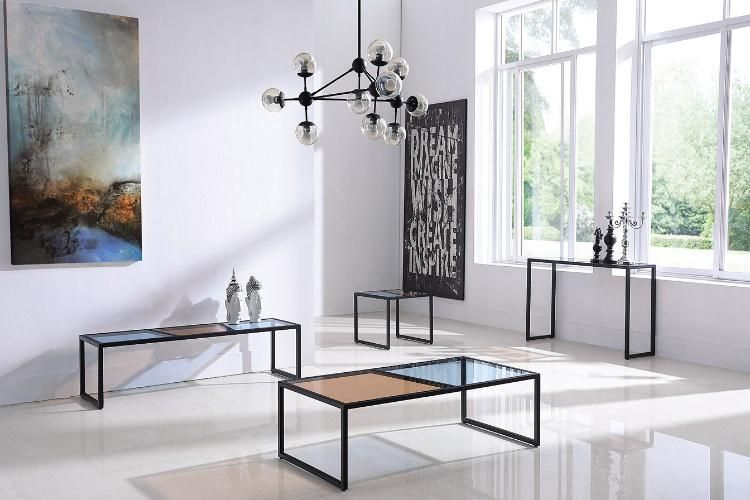 Simple Design Living Furniture Glass Tea Tables