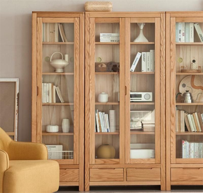 Hot Selling Simple Storage Solid Wooden Cabinet