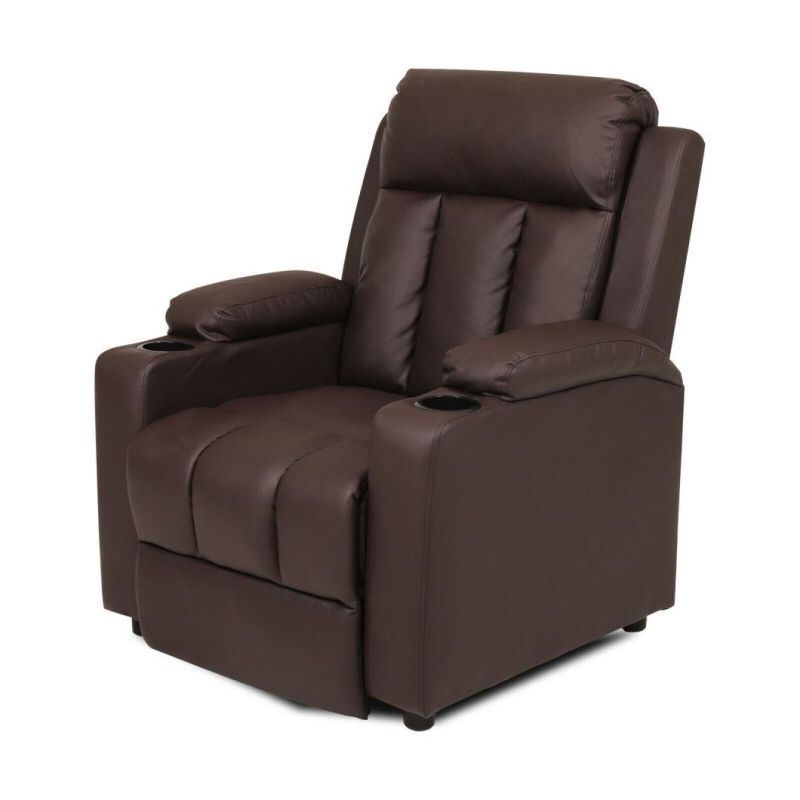 Jky Furniture Modern Design Comfortable Leather Manual Massage Recliner Chair