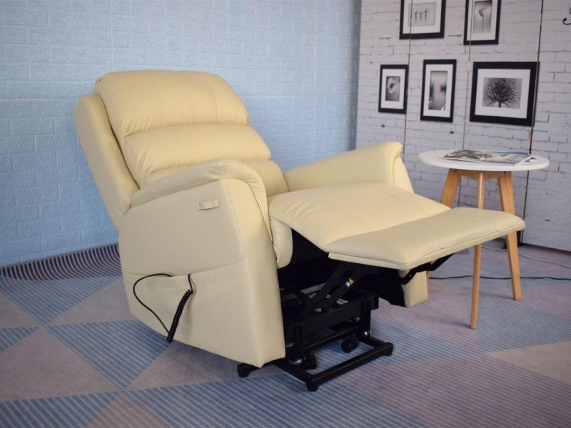 Jky Furniture Linen Fabric Power Electric Lift Chair Reclining with Heating and Massage Function