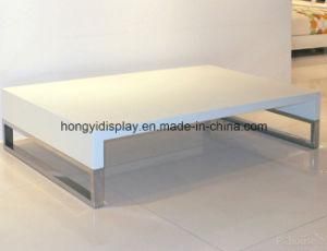 White Color PU Painting Tea Table, Coffee Table, Home Furniture