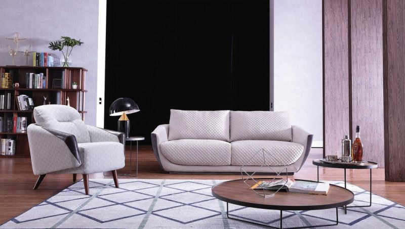 Zhida Best Selling Home Furniture Modern Villa Living Room Unique Design Loveseat Fabric Sofa