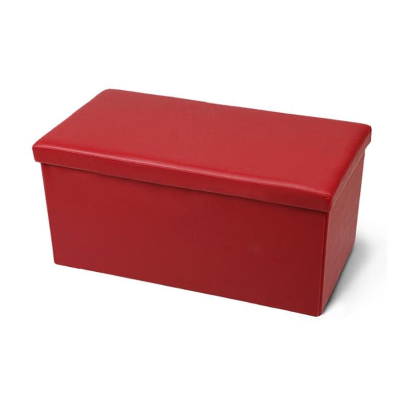 High Quality PVC Bench Modern Living Room Furniture Folding Storage Ottoman&Stool