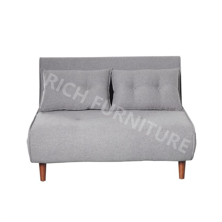 Linen Fabric Simple Living Room Sofa Bed