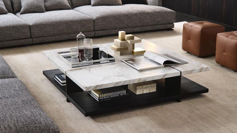 Bristol, Wooden Coffee Tables, Latest Italian Design Living Room or Bedroom Set in Home and Hotel Furniture Custom-Made