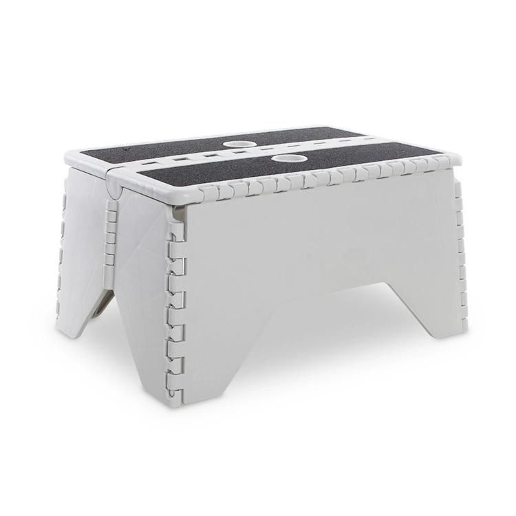 Widened Anti-Skid Reinforced Plastic Folding RV Stool