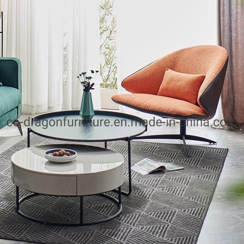 Luxury Living Room Furniture Swivel Leisure Sofa Chair with Fabric