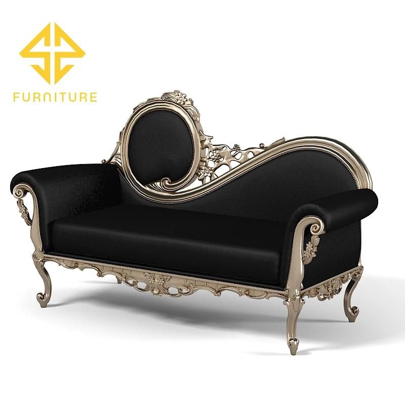 Sawa New Design Luxury Solid Wood 3-Seater Sofa Treasure Seat