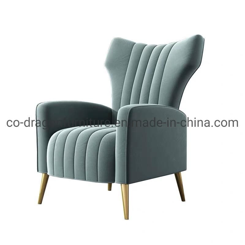 Living Room Furniture High Back Fabric Simple Sofa Leisure Chair