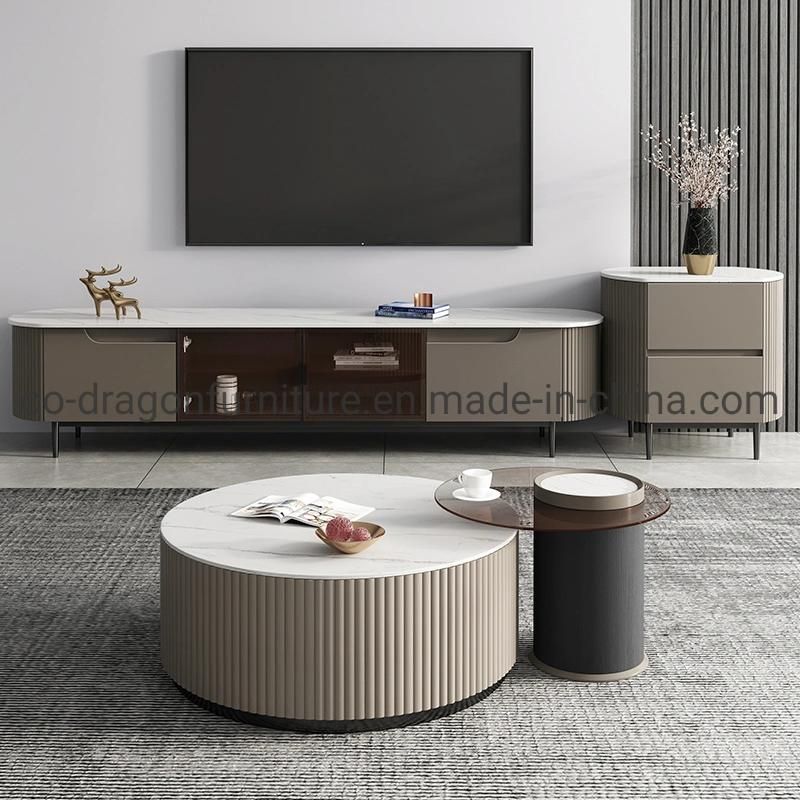 Fashion Luxury Coffee Table with Marble Top for Home Furniture