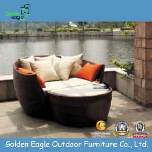 Stylish PE Rattan Outdoor Patio Sofa Bed