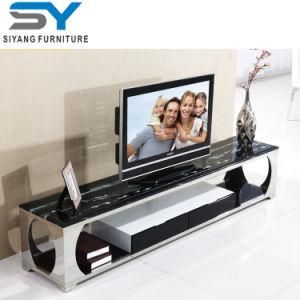 Living Room Furniture LCD TV Cabinet Table Glass TV Stand