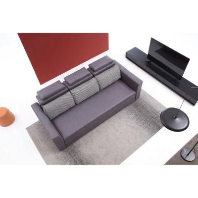 Reception Recliner Sectional Furniture Living Room Sectional Folding Sofa with Cum Bed 3 Seaters